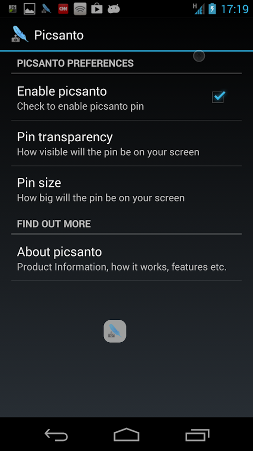 Picsanto - screenshot