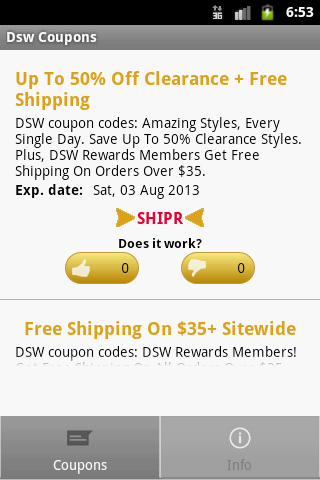 DSW Coupons