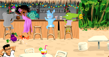 the Sketchport beach bar, upgraded!