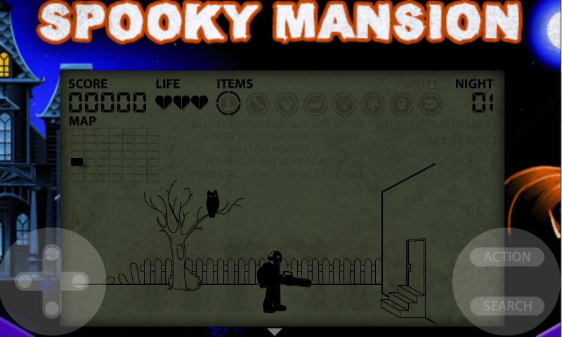 Spooky Mansion Screen 2
