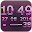 Digi Clock Widget Pink Star Download on Windows