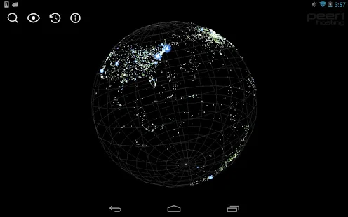 Map of the Internet by Peer 1 - screenshot thumbnail