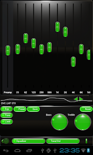 Free Download Poweramp skin green droid APK