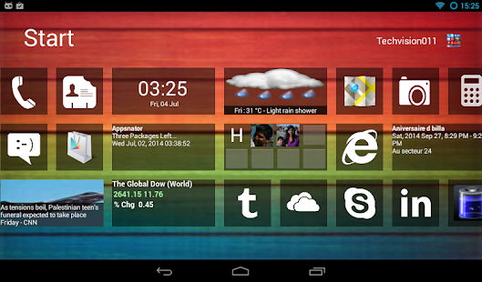 Home8:like Windows 8 launcher - screenshot thumbnail