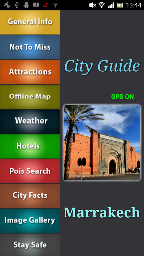 Android application Marrakech Offline Guide screenshort
