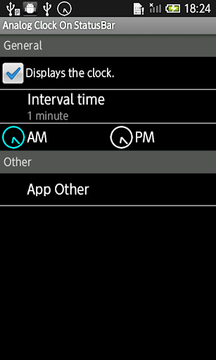 【免費個人化App】Analog Clock On StatusBar-APP點子