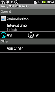 Download Analog Clock On StatusBar APK for PC