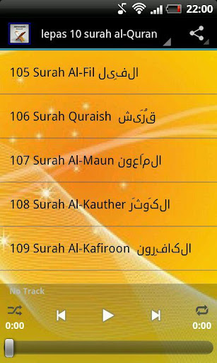 10 surah Quran diterjemahkan