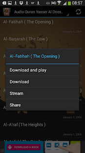 How to install Audio Quran Yasser Al Dossari 1.0 unlimited apk for pc