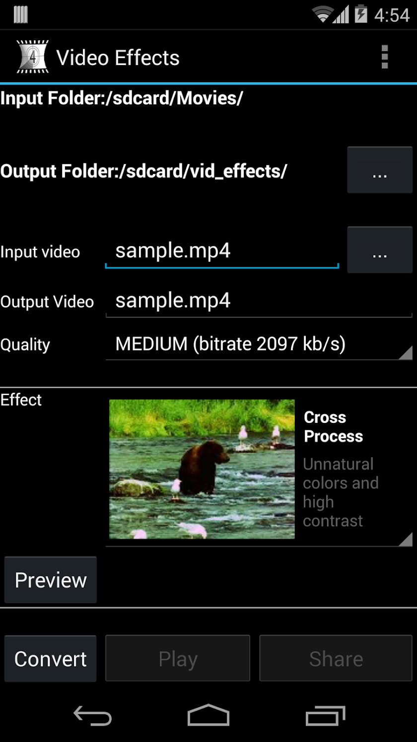 Video Effects + Screen 3