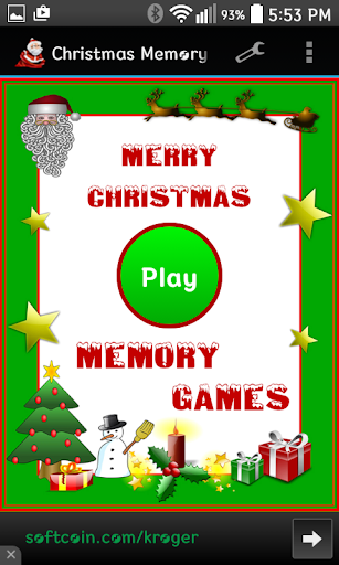 Christmas Memory Games