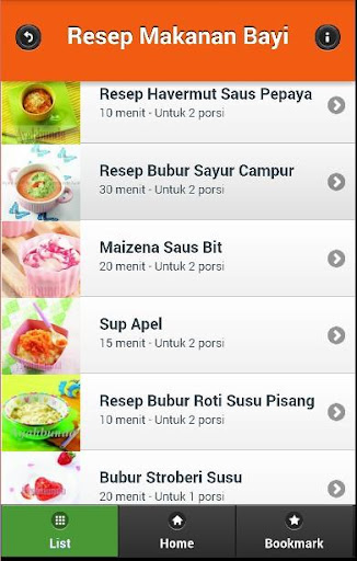 【免費書籍App】Resep Makanan Bayi Sehat-APP點子