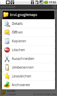 Datei Manager (File Manager) Screenshot