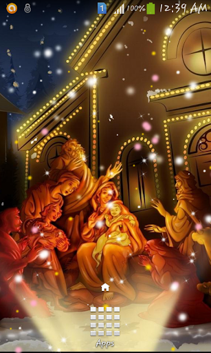 christmas crib wallpaper 4