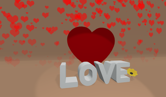 3D Love Hearts Live Wallpaper Screenshots 1