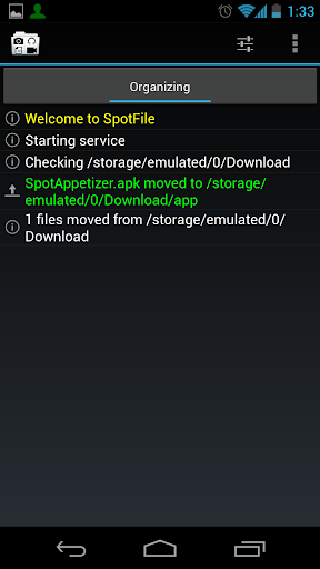 SpotFile - The Organizer