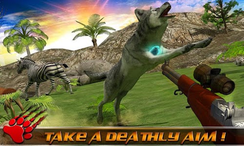Android application Wild Wolf Hunting 2015 screenshort