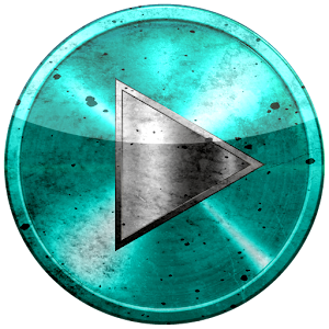 Poweramp GRUNGE TURQUOISE skin