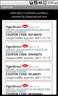 DAILY COUPONS and DEALS Screenshots 1