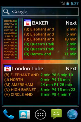 London Tube Status and Time