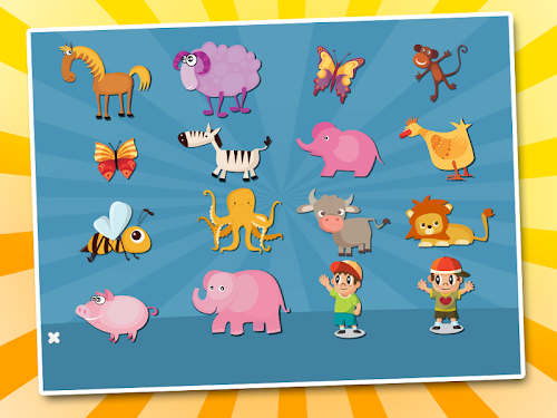 Android application Animal maze screenshort