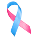 Pink and Blue Awareness Clock