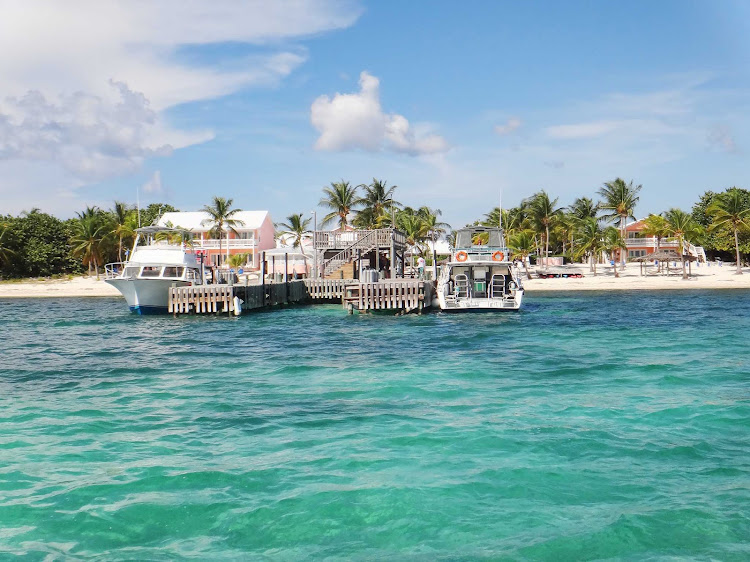 The dock at the Little Cayman Beach Resort in the Caymans.