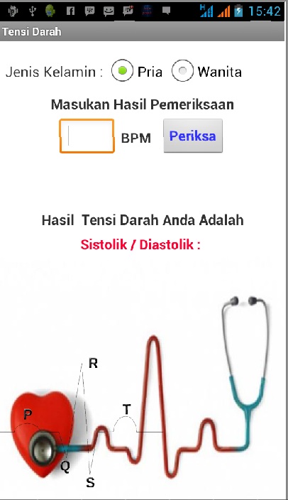 Tensi Darah Digital Screen 1