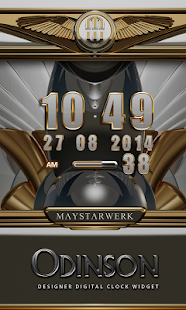 Digi Clock Widget Odinson - náhled