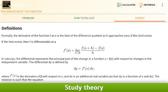Math Helper - Algebra Calculus - screenshot thumbnail