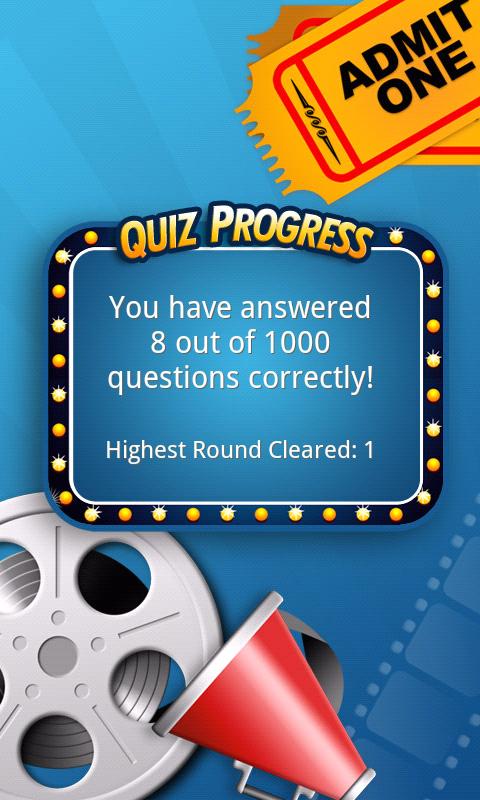 Ultimate Movie Quiz Screen 2