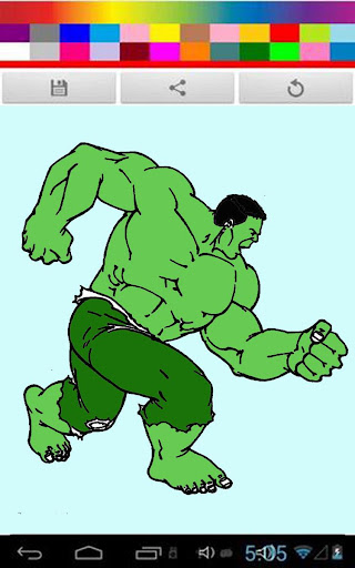 Coloring Hulk