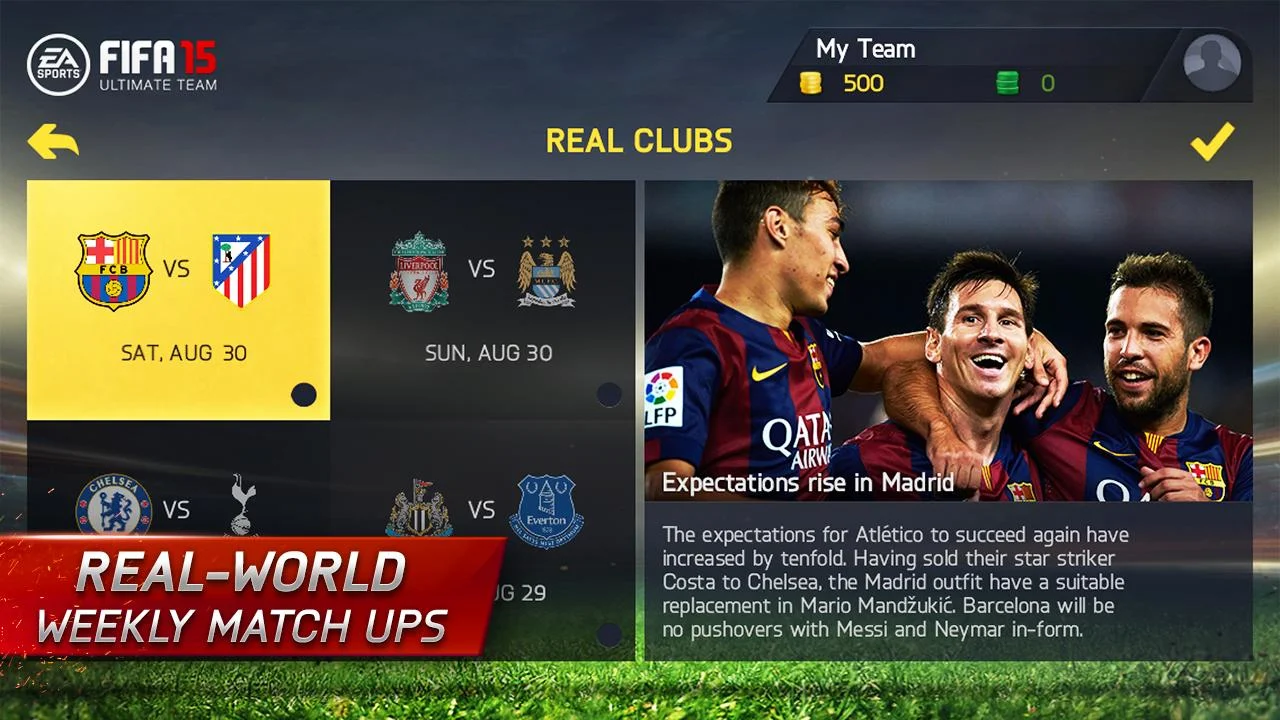 FIFA 15 Ultimate Team - screenshot