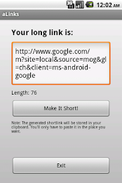 aLink - link shortener poster 1