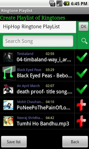 Ringtone Playlist Pro