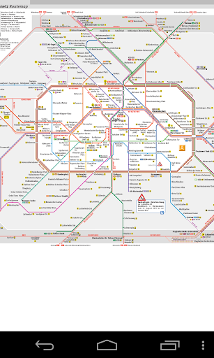 Berlin subway route network