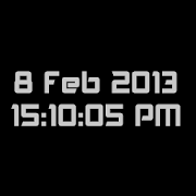 Digital Clock Wallpaper