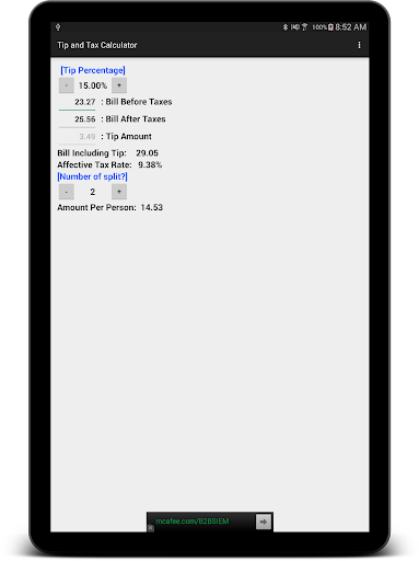 【免費財經App】Tip and Tax Calculator-APP點子