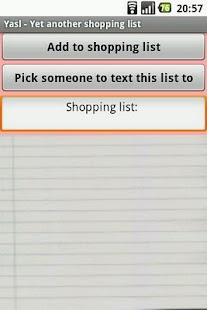 Free Download Yasl - simple shopping list APK for Android