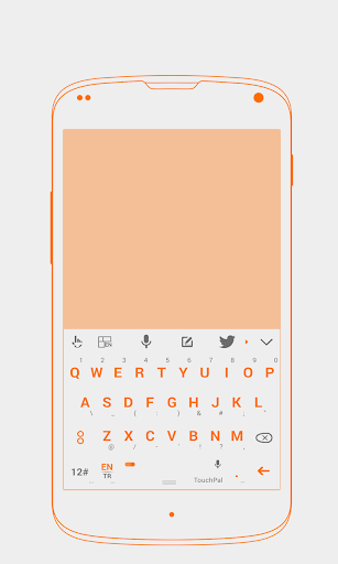 Tangerine theme for TouchPal X