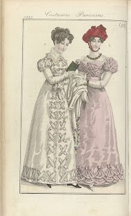 Journal des Dames et des Modes, editie Frankfurt 2 Juin 1822,  Costumes Parisiens (23)