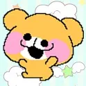 Teddy bear bounce icon