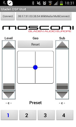 MOSCONI GLADEN DSP Control