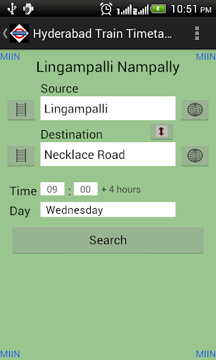 Hyderabad MMTS Train Timetable