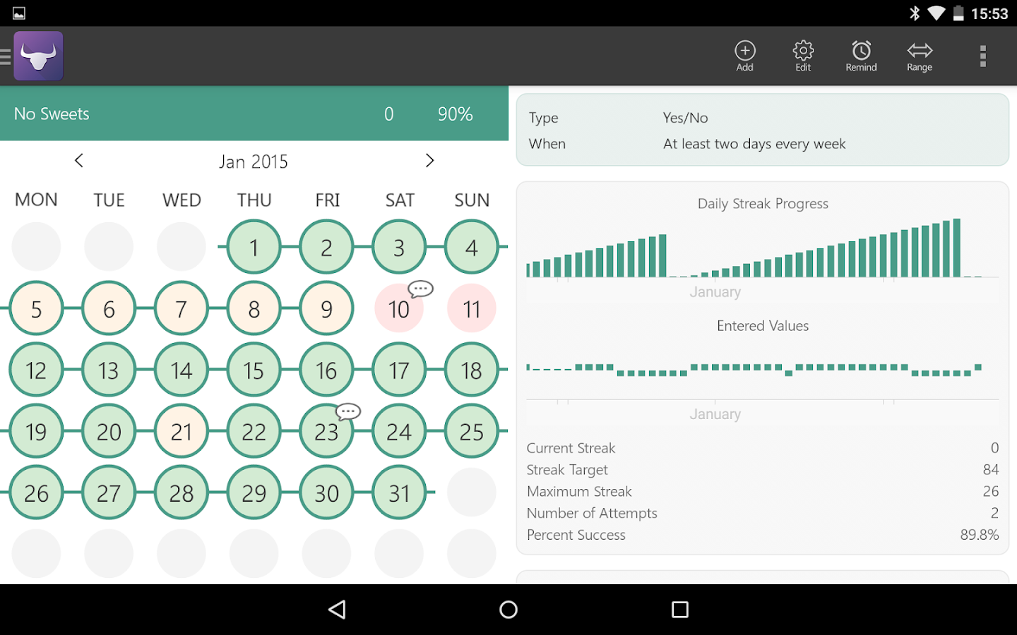    HabitBull - Habit Tracker- screenshot  