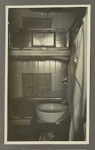 Interieur van een scheepshut