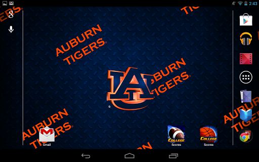 【免費個人化App】Auburn Tigers Live Wallpaper-APP點子