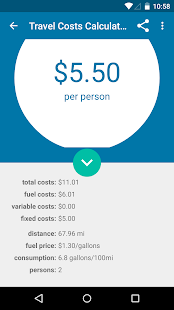 travel cost apk