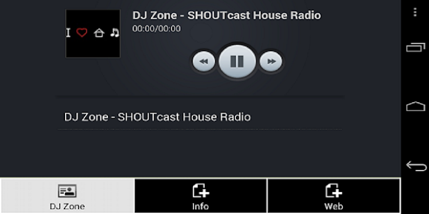 Free DJ Zone House Radio SHOUTcast APK