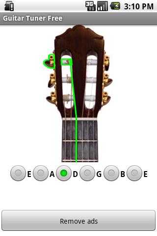 Guitar Tuner (Ad free) Screen 2